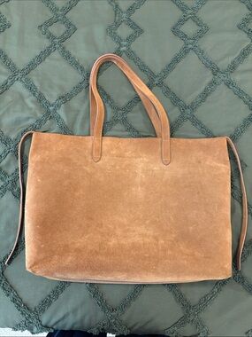 Cuyana Suede Tote w/ organizing insert included